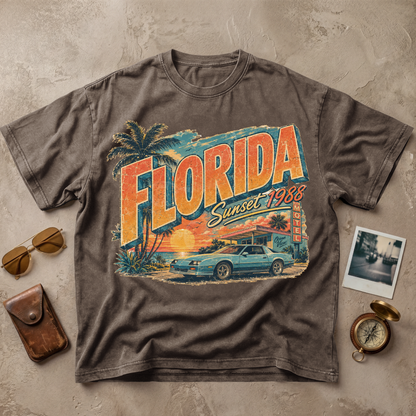 Florida Vintage Coastal Retro Tee