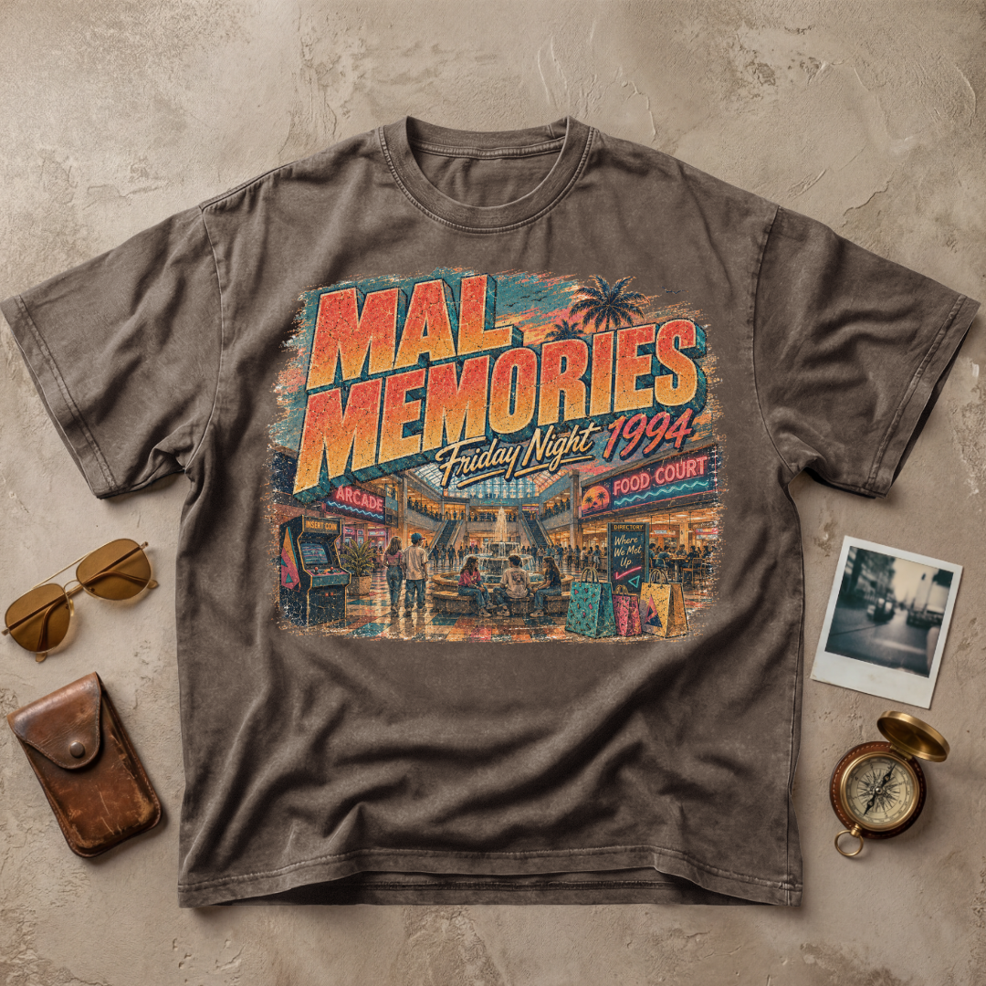 Mall Memories Vintage Retro Tee