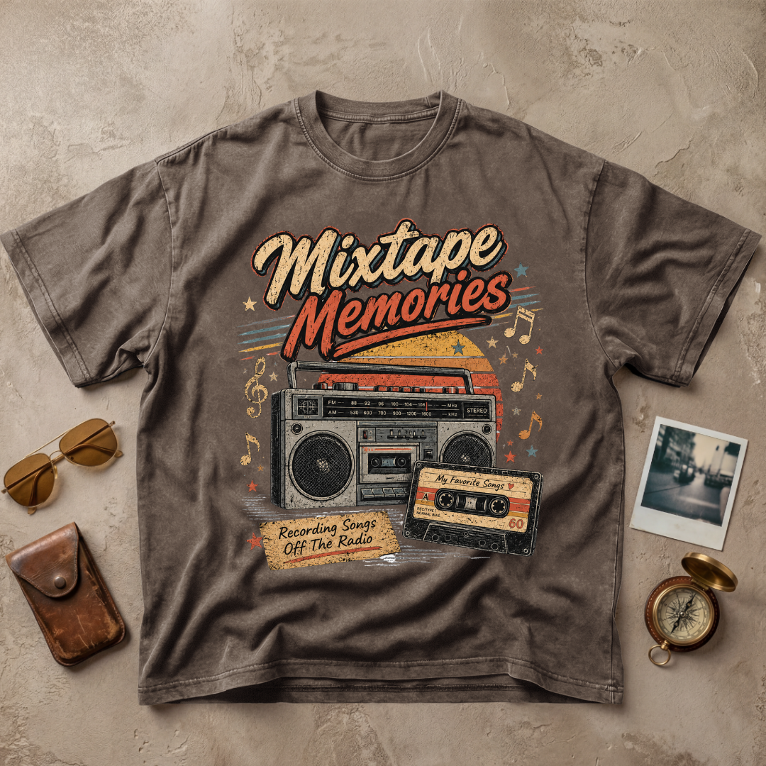 Mixtape Memories Vintage Cassette Tee