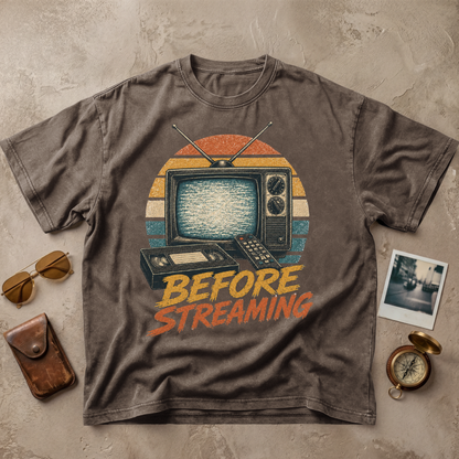 Before Streaming Vintage Retro TV