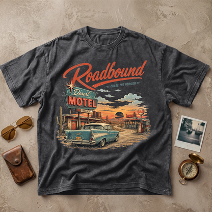 Roadbound Desert Motel Vintage Retro