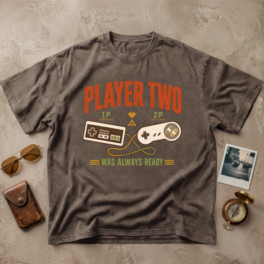 Player Two Was Always Ready Vintage Tee