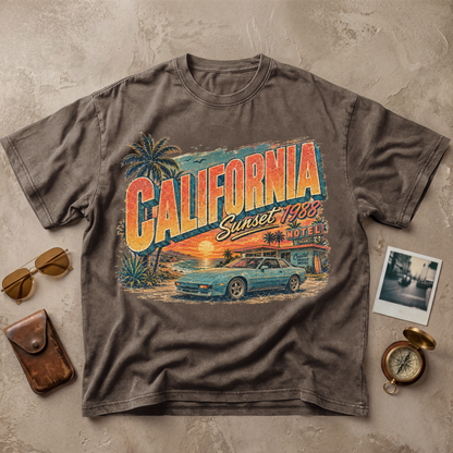 California Vintage Road Trip Tee