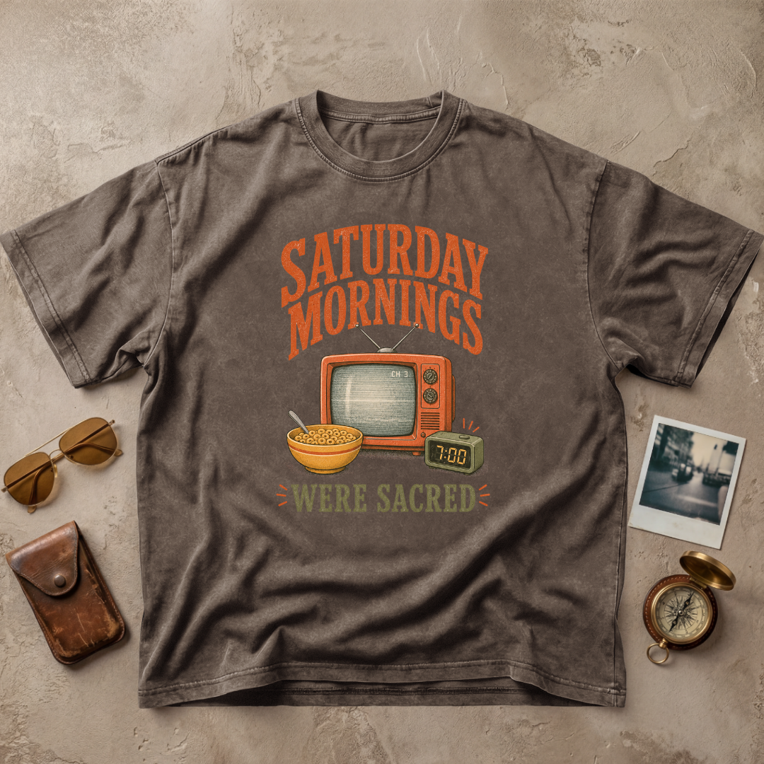 Saturday Mornings Were Sacred Vintage Tee