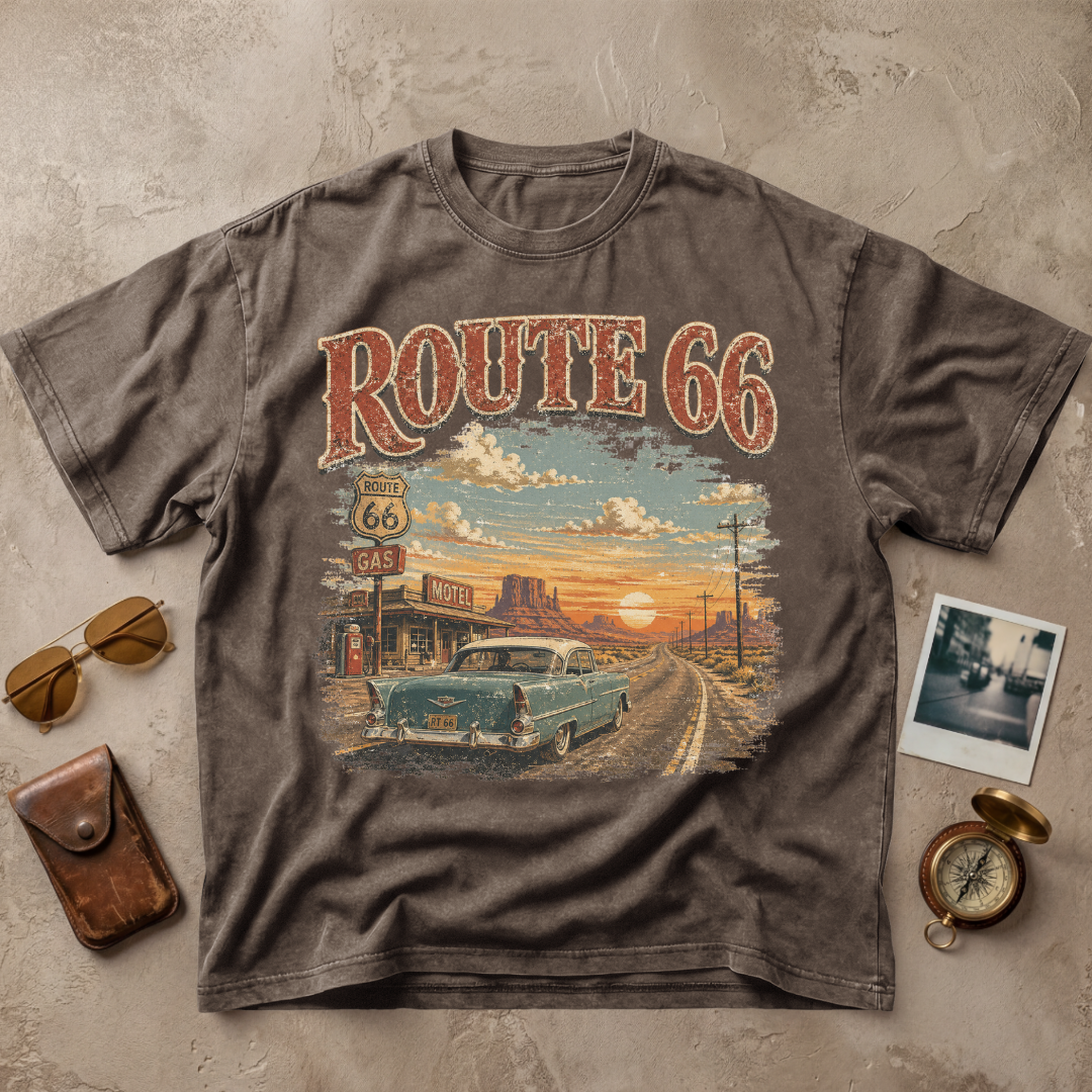 Route 66 Vintage Desert Road Trip