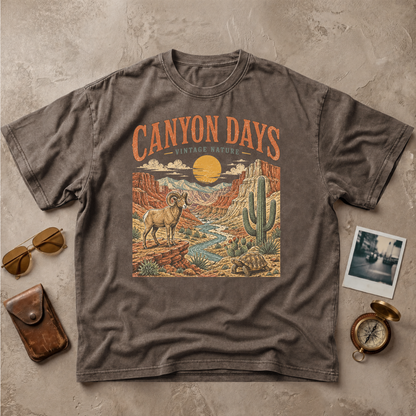 Canyon Days Vintage Nature Adventure Tee