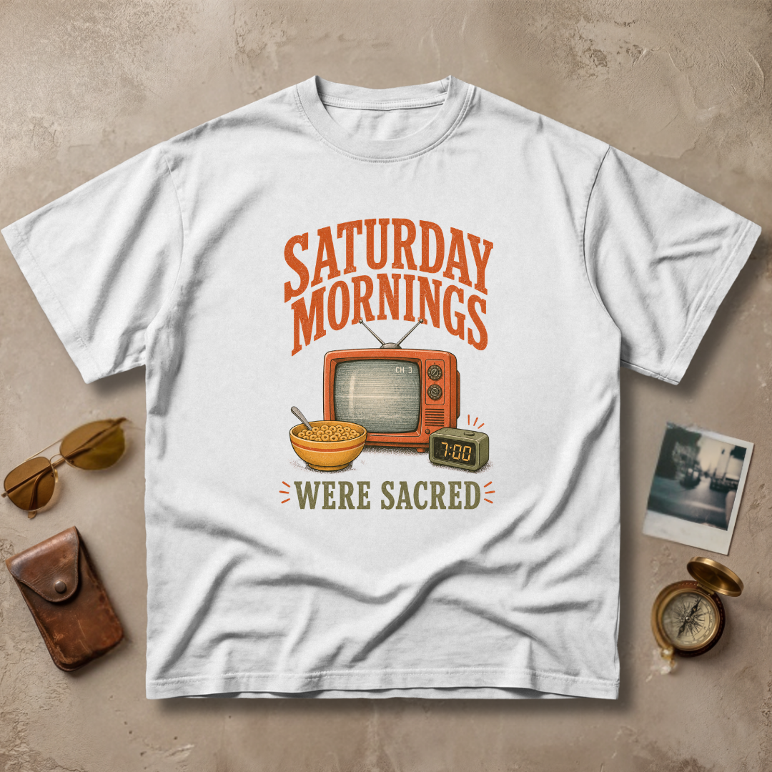 Saturday Mornings Were Sacred Vintage Tee