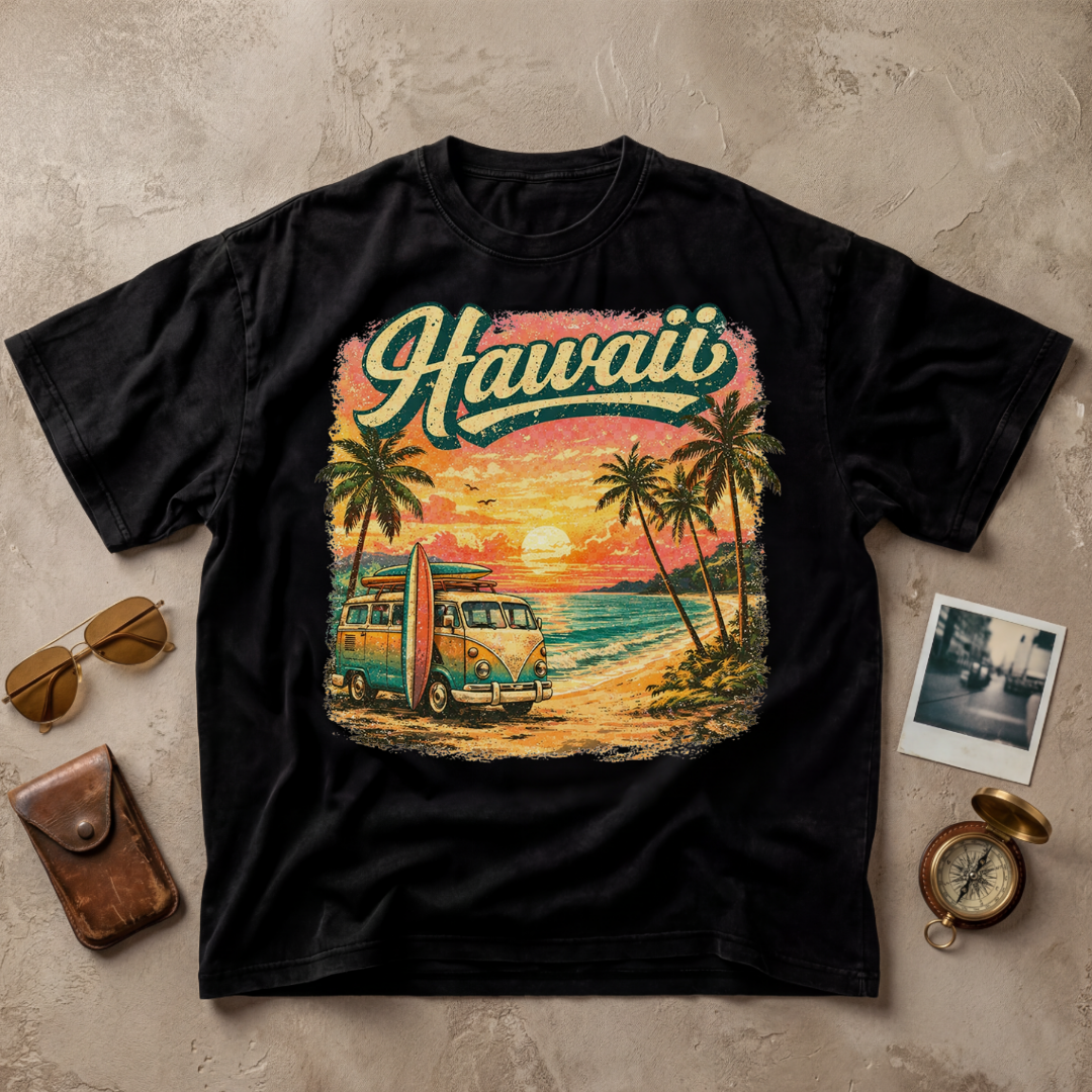 Hawaii Sunset Vintage