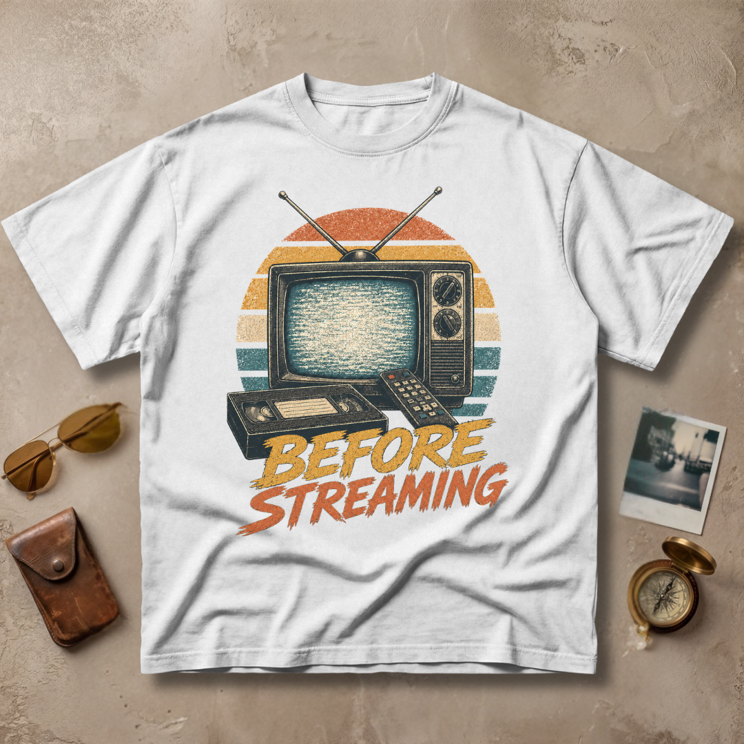 Before Streaming Vintage Retro TV