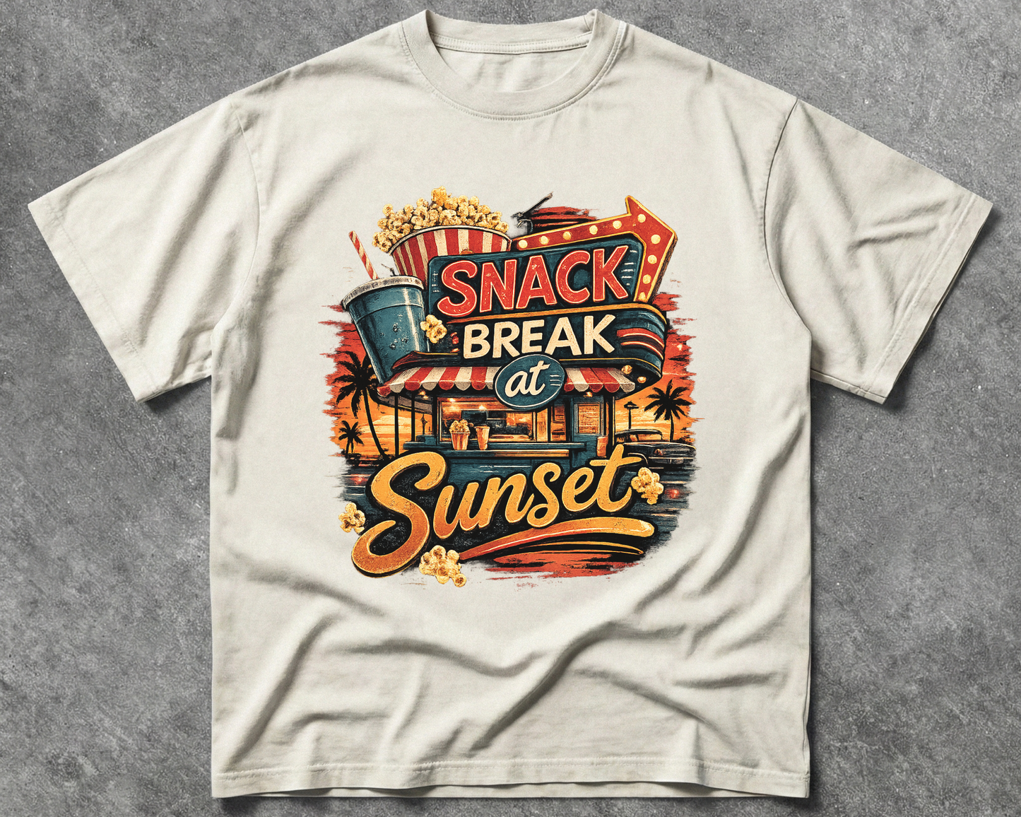 Snack Break at Sunset