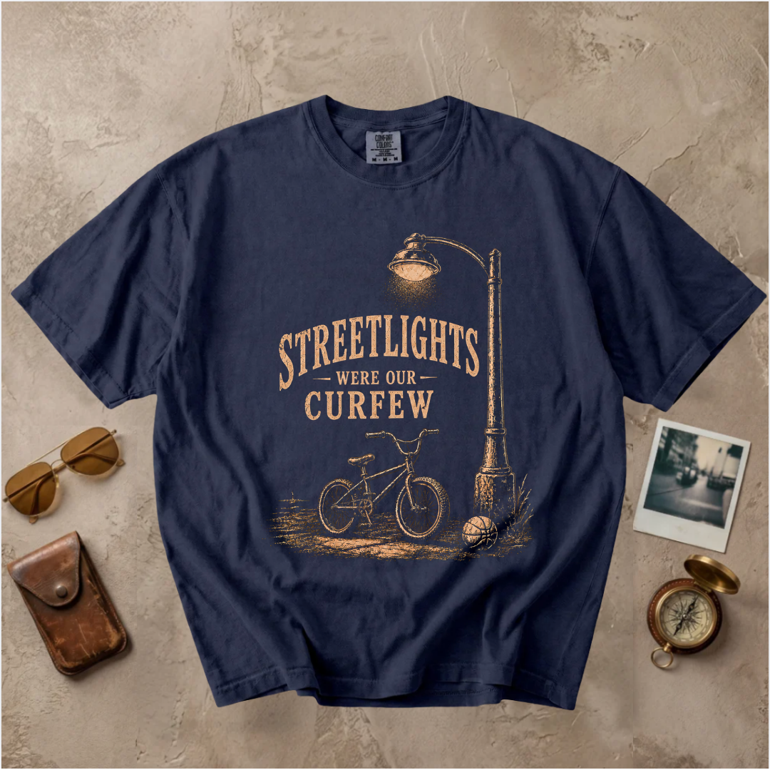 Streetlights Were Our Curfew Vintage Tee