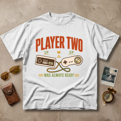 Player Two Was Always Ready Vintage Tee