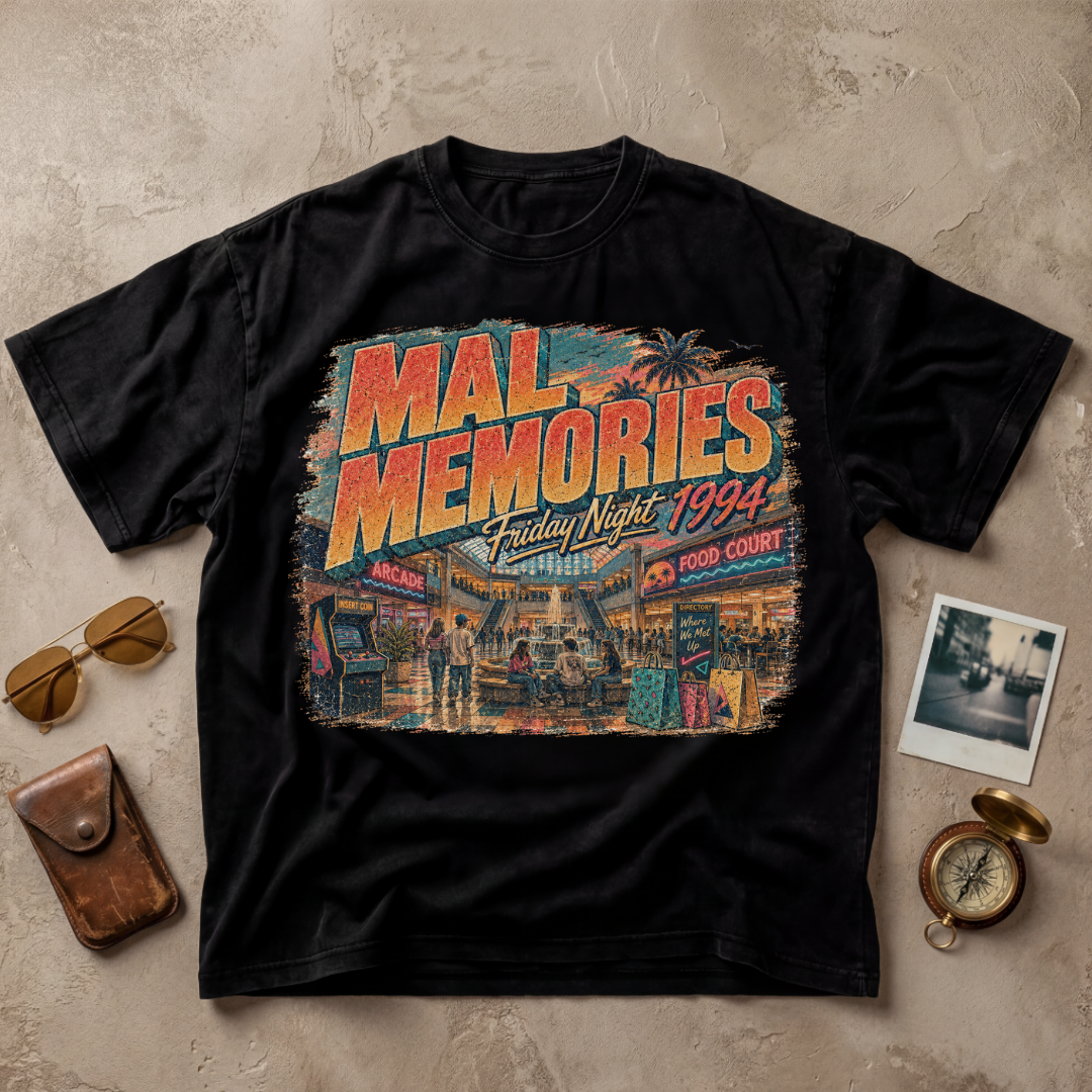 Mall Memories Vintage Retro Tee