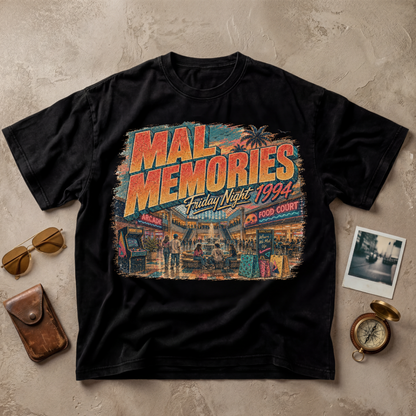 Mall Memories Vintage Retro Tee