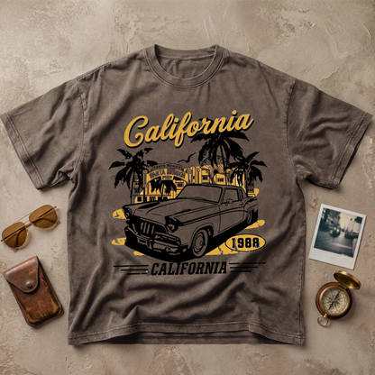 California Vintage Car Retro