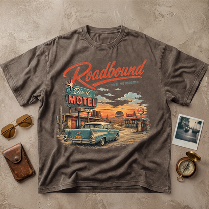 Roadbound Desert Motel Vintage Retro