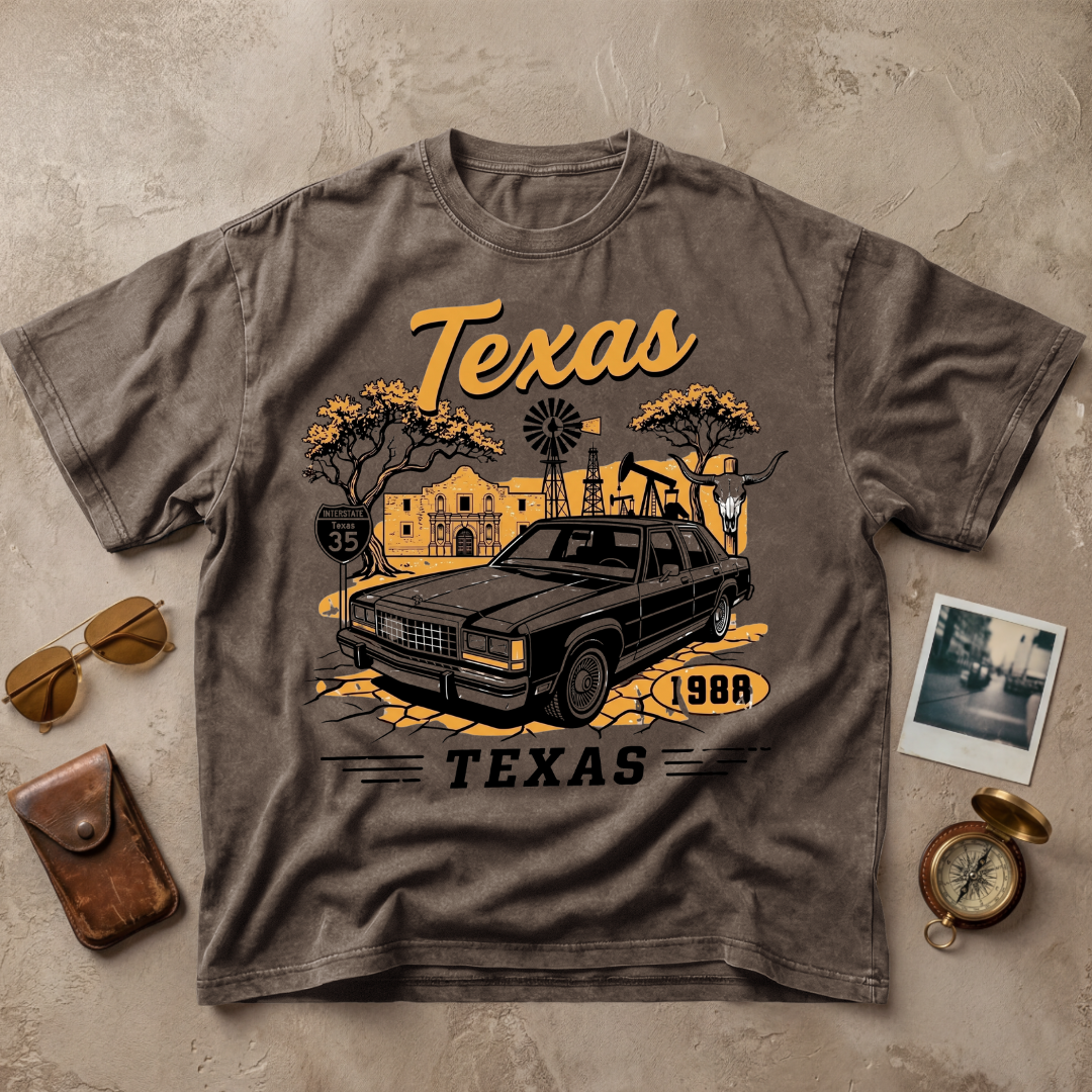 Texas Vintage Car Retro