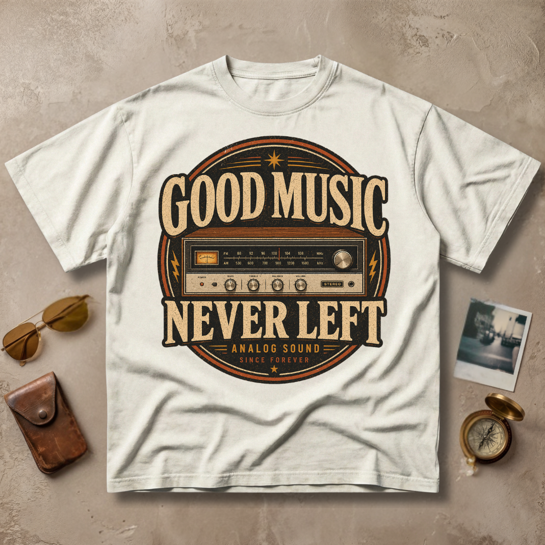 Good Music Never Left Vintage Analog