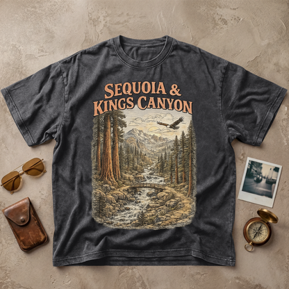 Sequoia & Kings Canyon Vintage Forest Graphic Tee