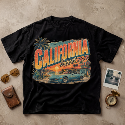 California Vintage Road Trip Tee