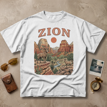 Zion Vintage Wildlife Graphic Tee