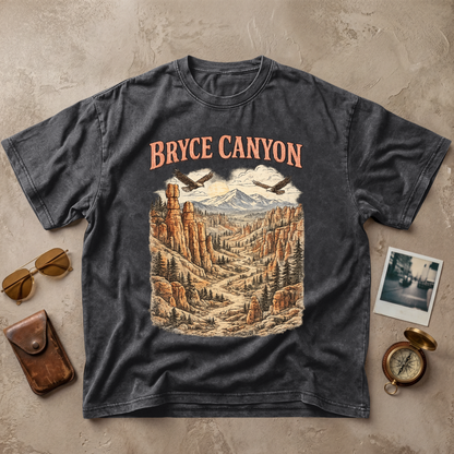 Bryce Canyon Vintage Landscape Graphic Tee