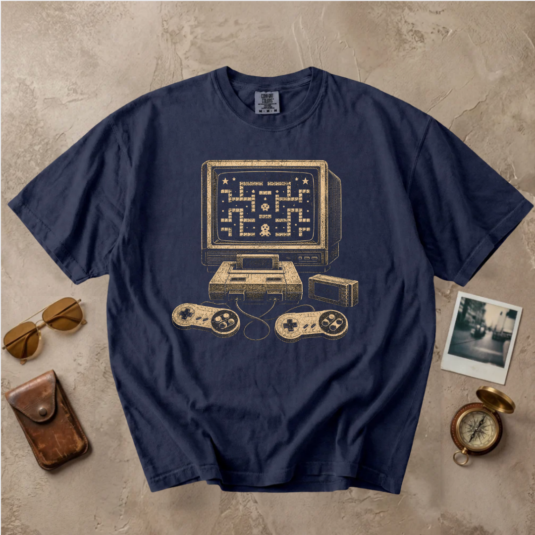 Retro Gaming Console Vintage Tee