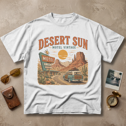 Desert Sun Motel Vintage Tee