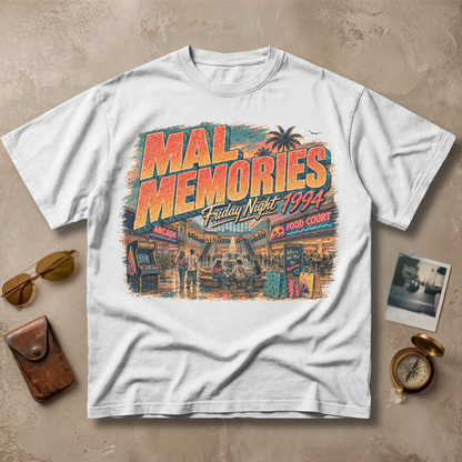 Mall Memories Vintage Retro Tee