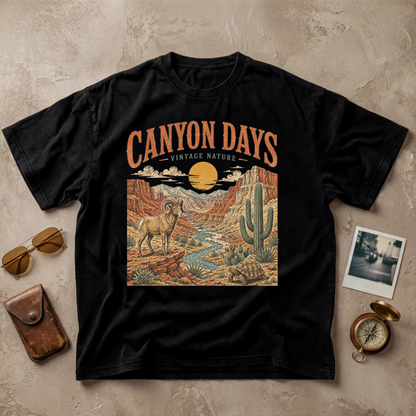 Canyon Days Vintage Nature Adventure Tee
