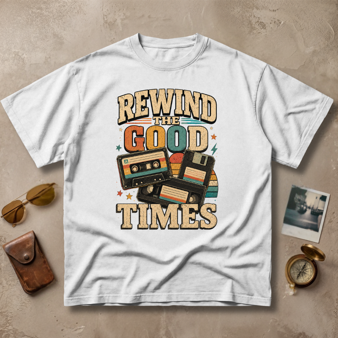 Rewind The Good Times Retro Tee