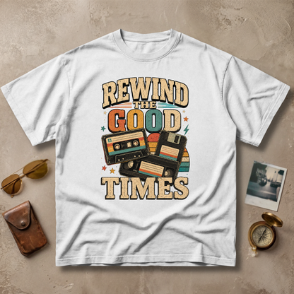 Rewind The Good Times Retro Tee