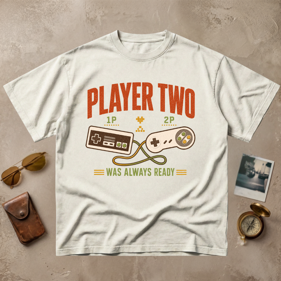 Player Two Was Always Ready Vintage Tee