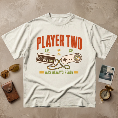Player Two Was Always Ready Vintage Tee