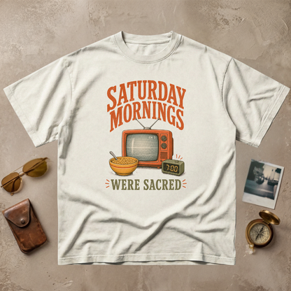 Saturday Mornings Were Sacred Vintage Tee