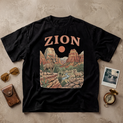 Zion Vintage Wildlife Graphic Tee