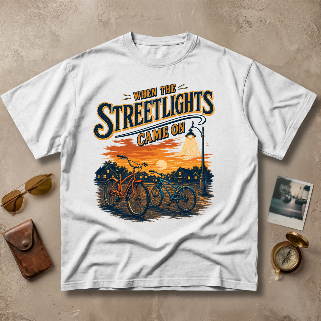 When The Streetlights Came On Vintage Tee