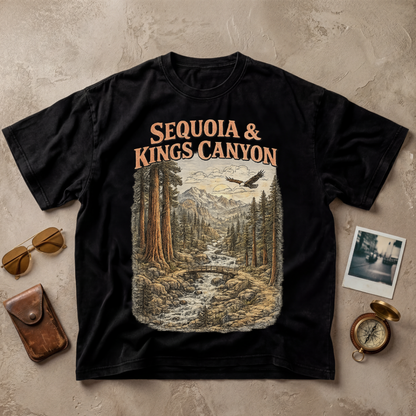 Sequoia & Kings Canyon Vintage Forest Graphic Tee
