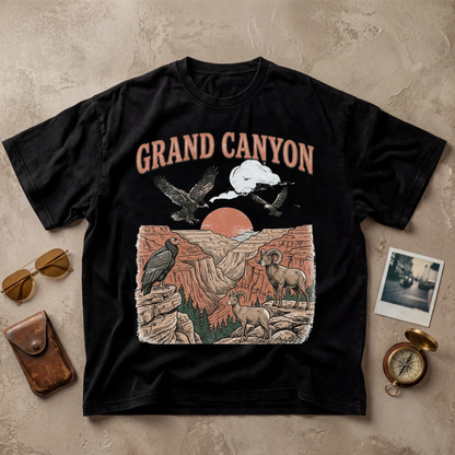 Grand Canyon Vintage Wildlife Graphic Tee