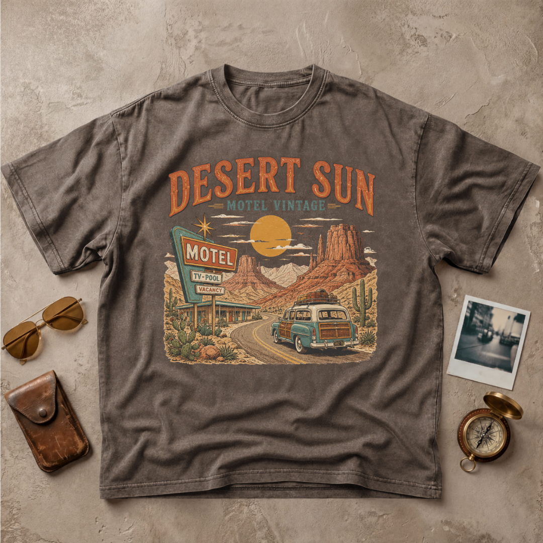 Desert Sun Motel Vintage Tee