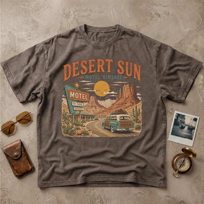 Desert Sun Motel Vintage Tee