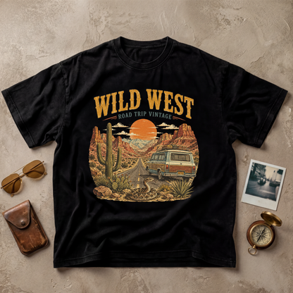 Wild West Road Trip Vintage Tee