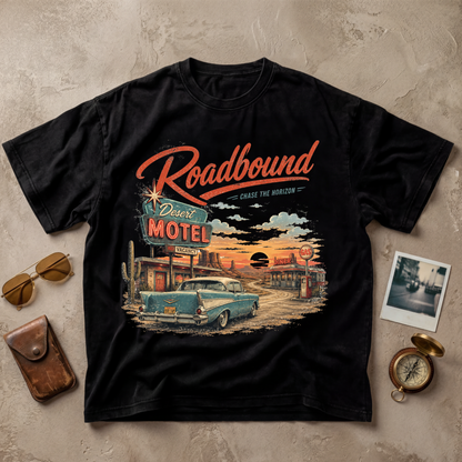 Roadbound Desert Motel Vintage Retro