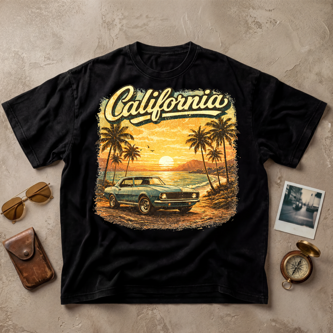 California Sunset Vintage