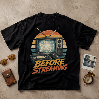 Before Streaming Vintage Retro TV