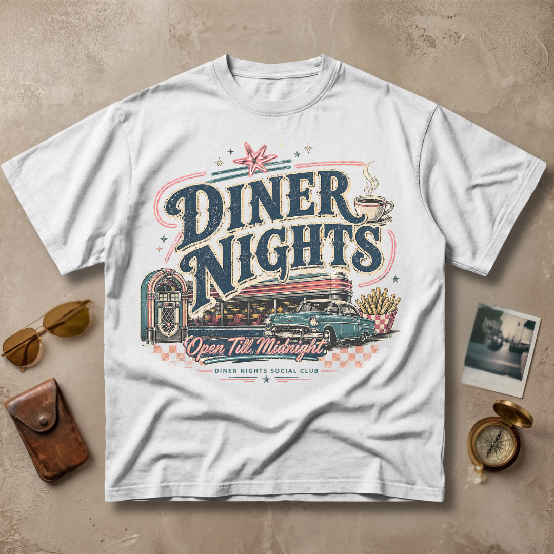 Diner Nights Vintage Retro Motel
