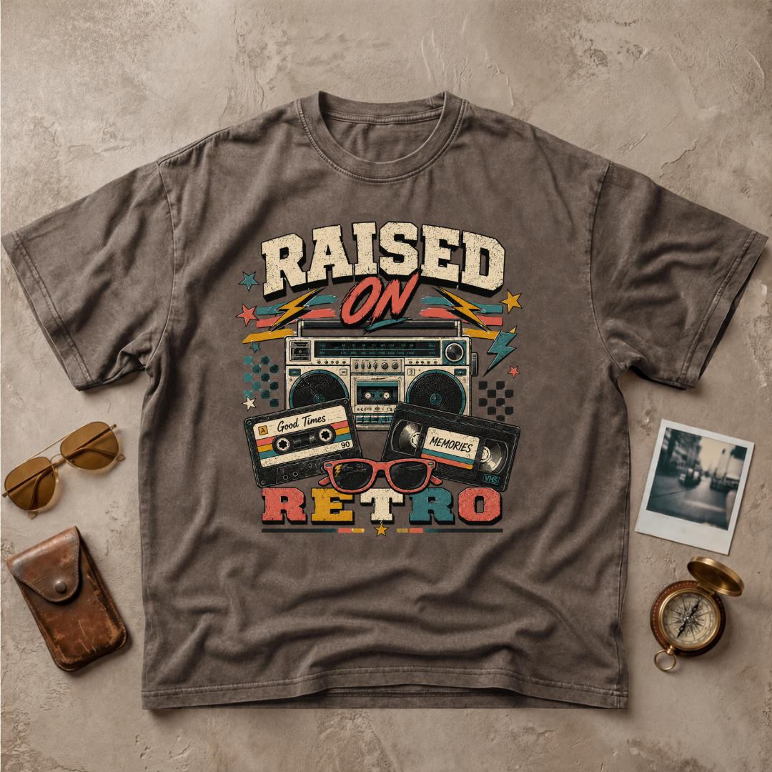 Raised On Retro Vintage Tee