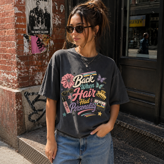 Back When Hair Had Personality Tee