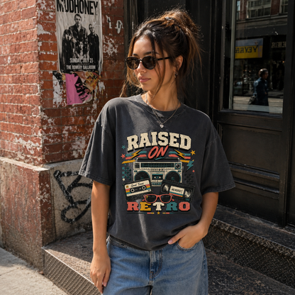 Raised On Retro Vintage Tee