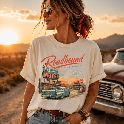 Roadbound Desert Motel Vintage Retro